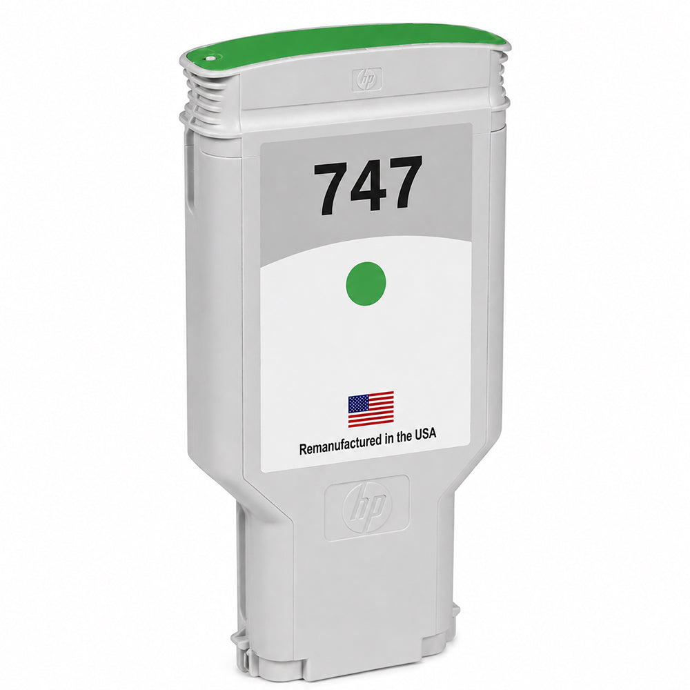 US Remanufactured for HP 747 300mL Green Ink Cartridge