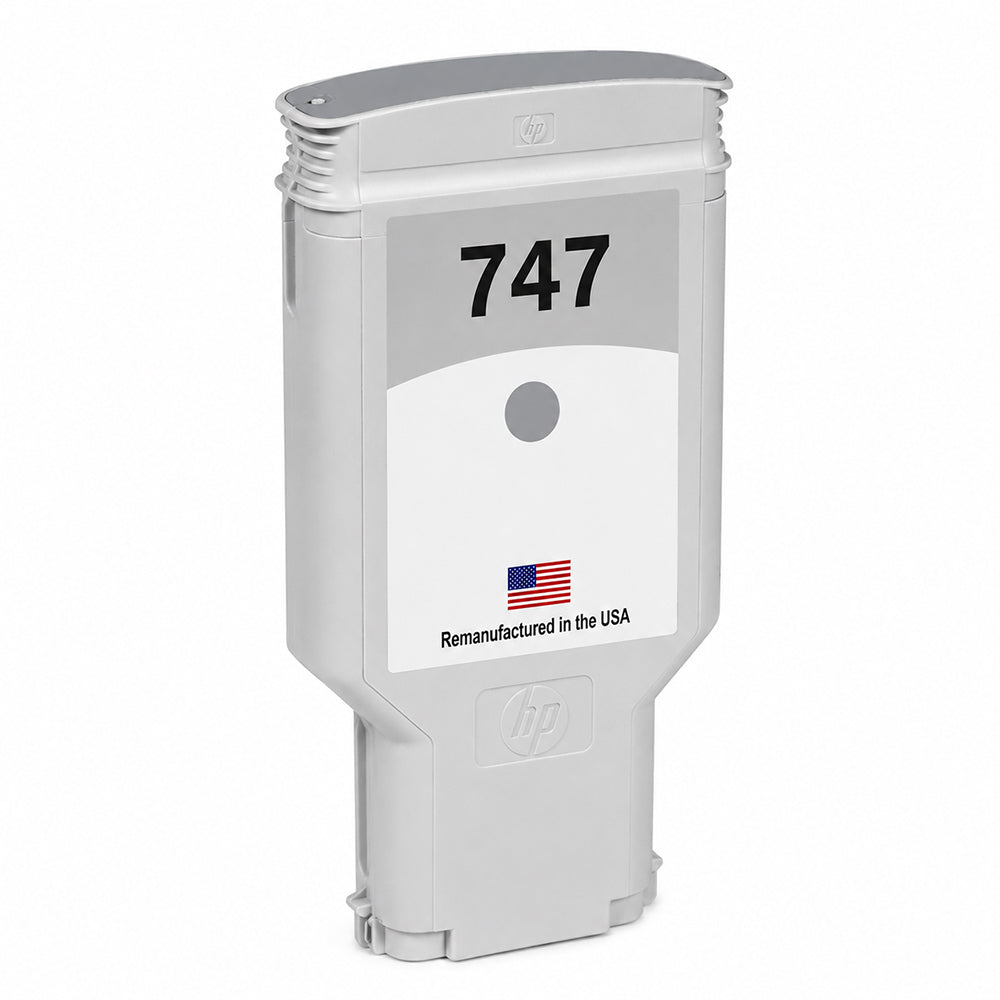 US Remanufactured for HP 747 300mL Gray Ink Cartridge