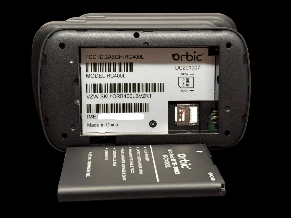 New, Prepared & Tested RayHunter Orbic RC400L IMSI Catcher & Stingray Detector