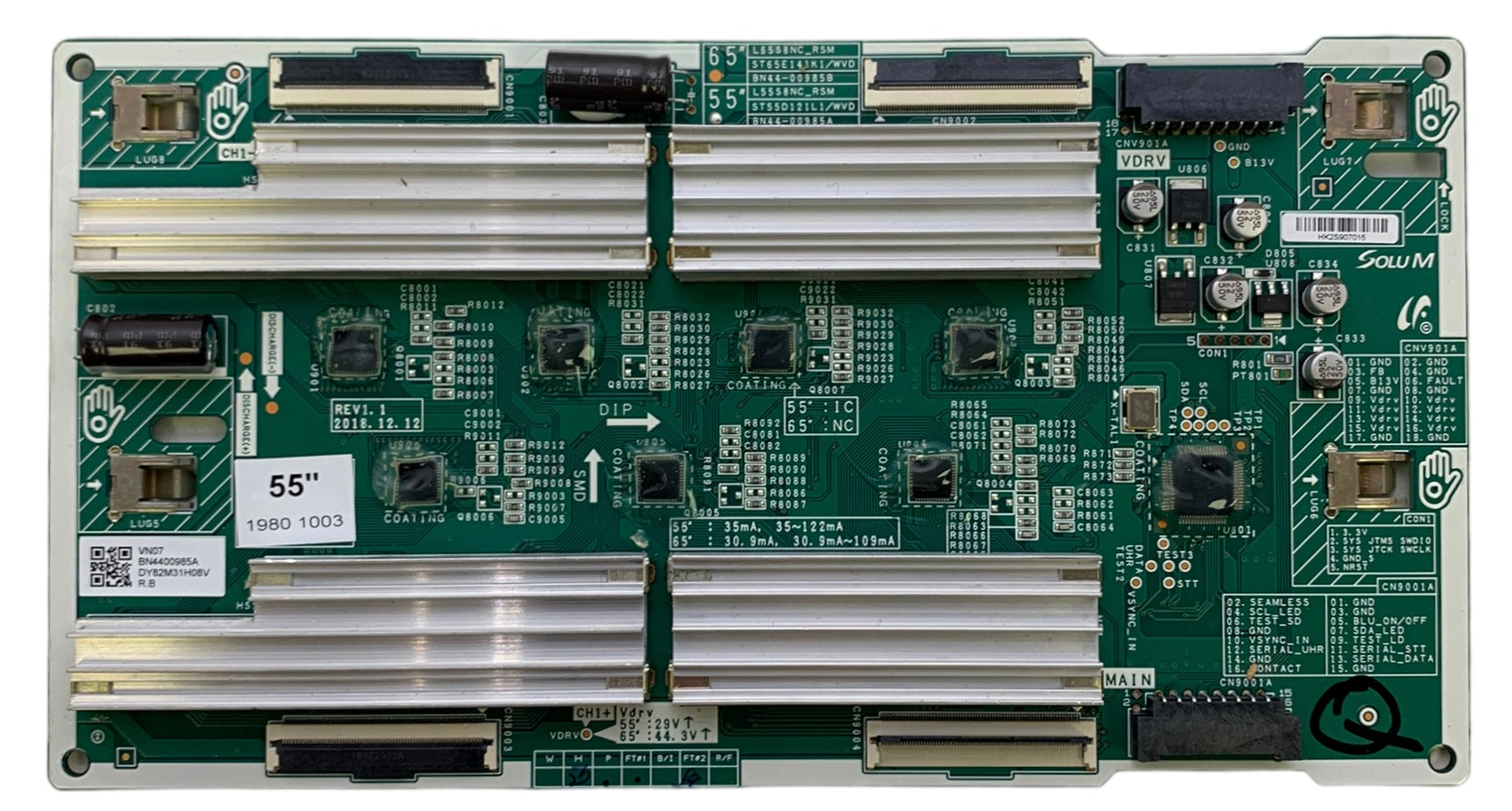 Samsung BN44-00985A VSS LED Driver Board