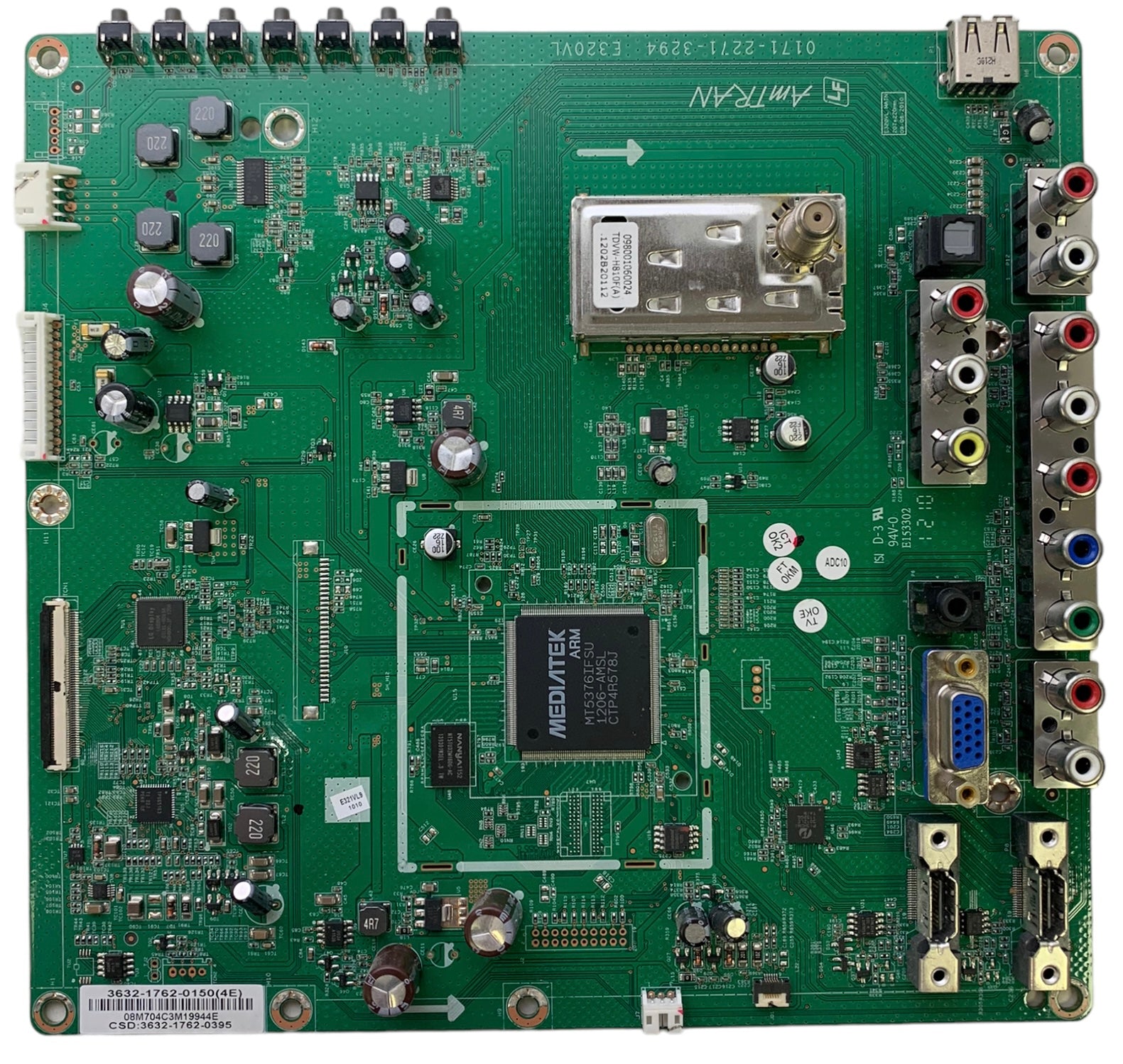 Vizio 3632-1762-0150 (0171-2271-3294) Main Board for E321VL