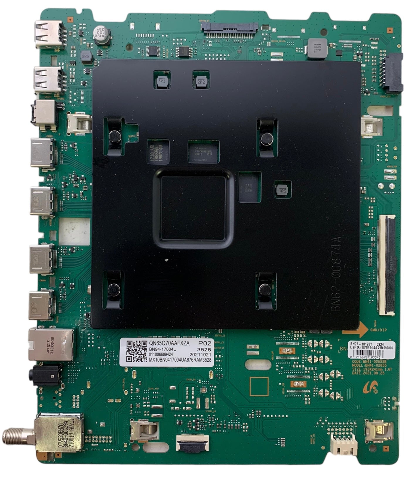 Samsung BN94-17004U Main Board for QN65Q70AAFXZA QN75Q7DAAFXZA (Version CH07 )