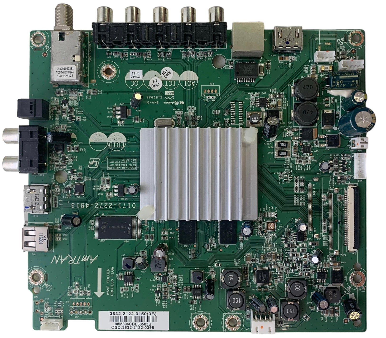 Vizio 3632-2122-0150 (0171-2272-4813) Main Board for E320i-A0