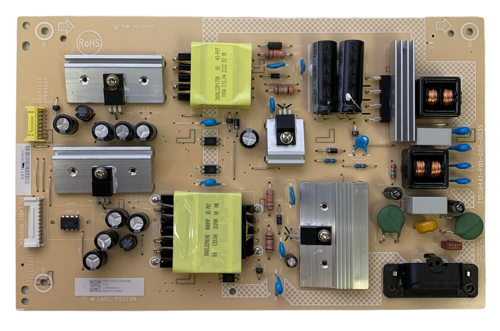 Vizio PLTVVKY181XABK Power Supply for V505-J01