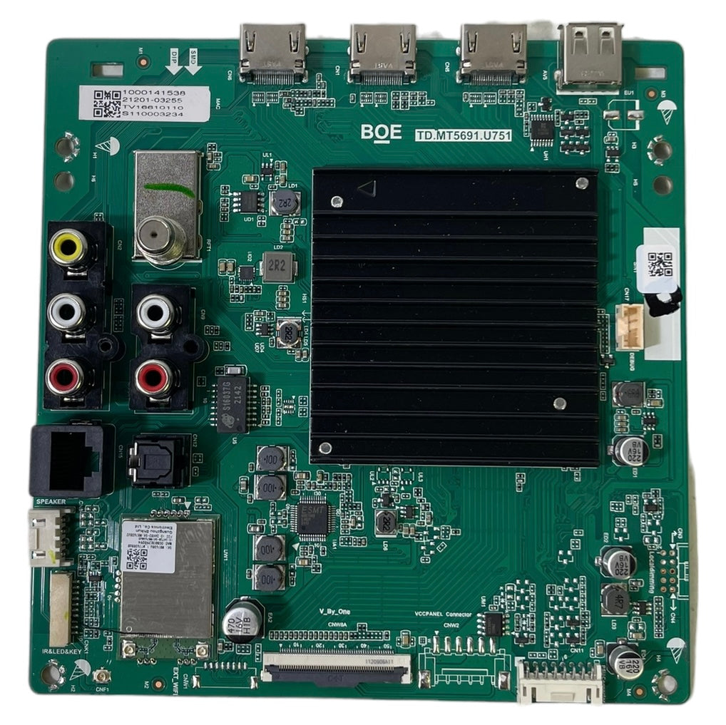 Vizio 21201-03255 Main Board for V655-J04 (LBSFE4PY Serial)