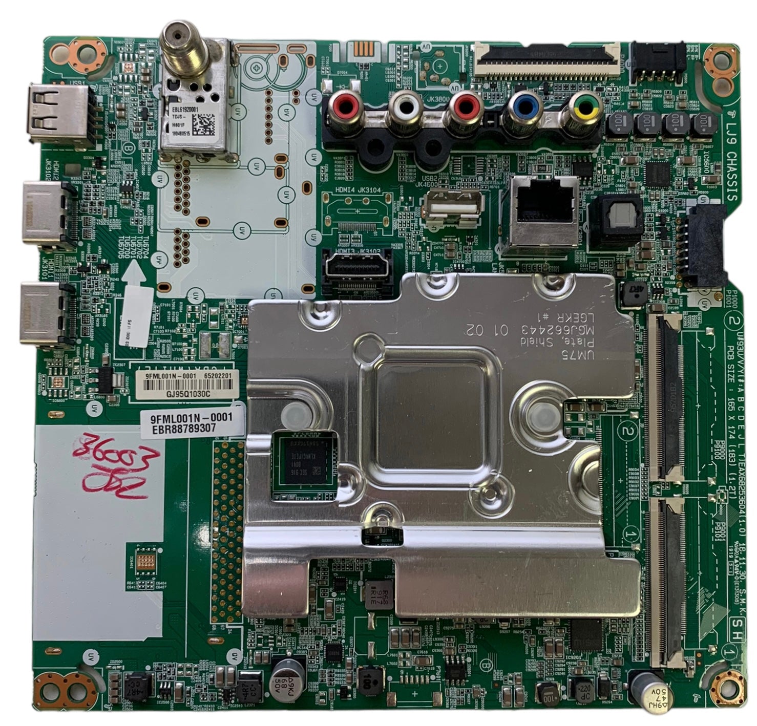 LG EBU65202201 (EAX68253604) Main Board for 43UM7300AUE.AUSFLJM 43UM6910PUA.AUSGLJM