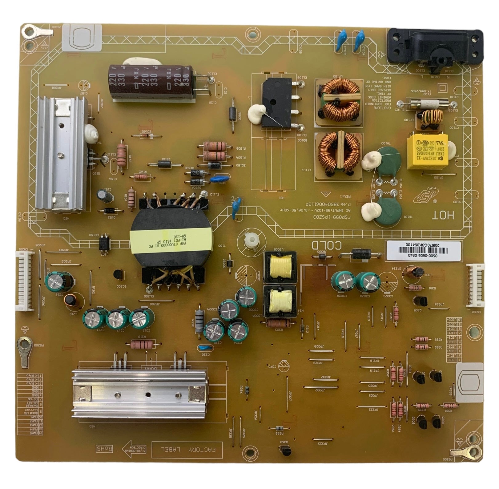 Vizio 0500-0605-0940 Power Supply / LED Board for D48-D0