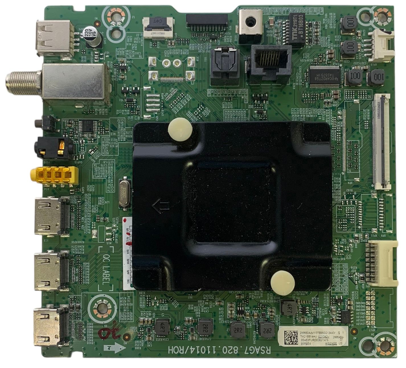Hisense 299550 299549 Main Board 65R6E3