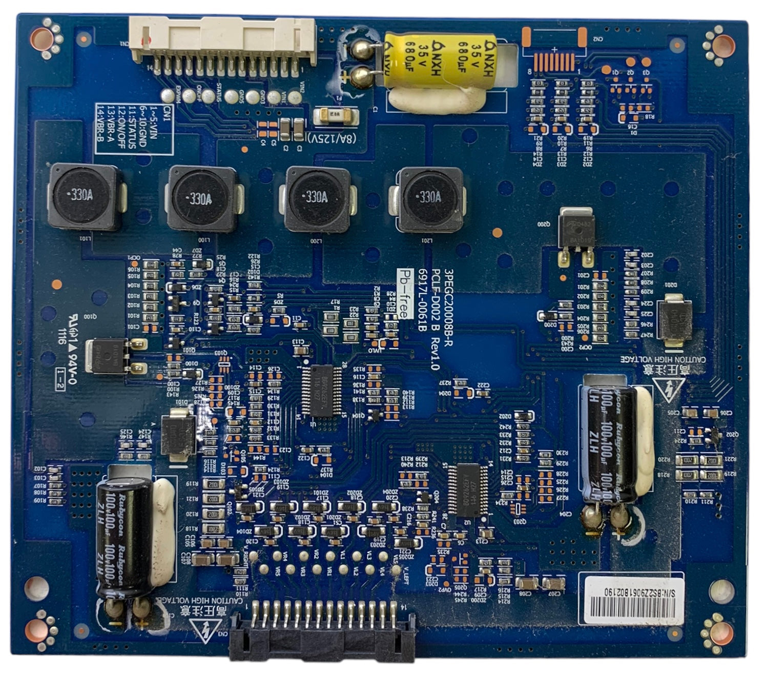 LG 6917L-0061B (3PEGC20008B-R, PCLF-D002) LED Address Board