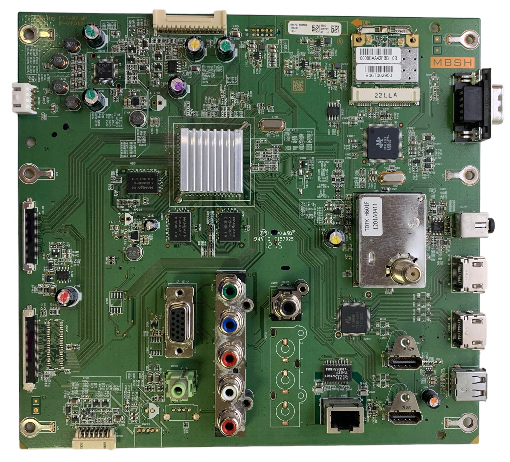 Sharp 9JY0142CTK03100(FTIF-001 MP) Main Board for LC-46LE540U
