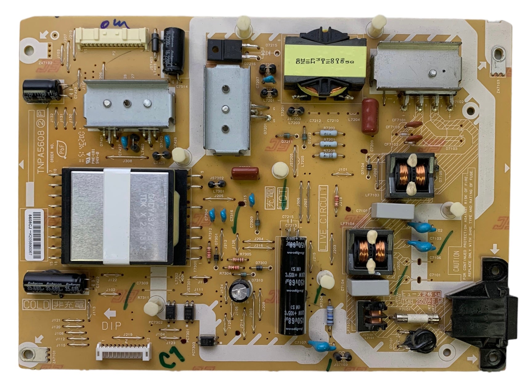 Panasonic TXN/P1SKUU (TNPA5608CJ) P Board