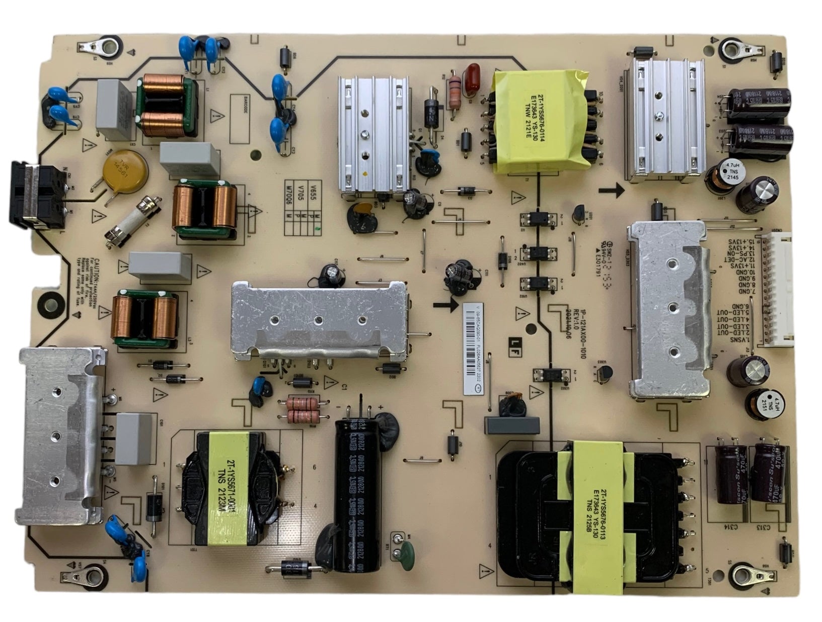 Vizio 09-65CAQ090-01 Power Supply / LED Board V655M-K03