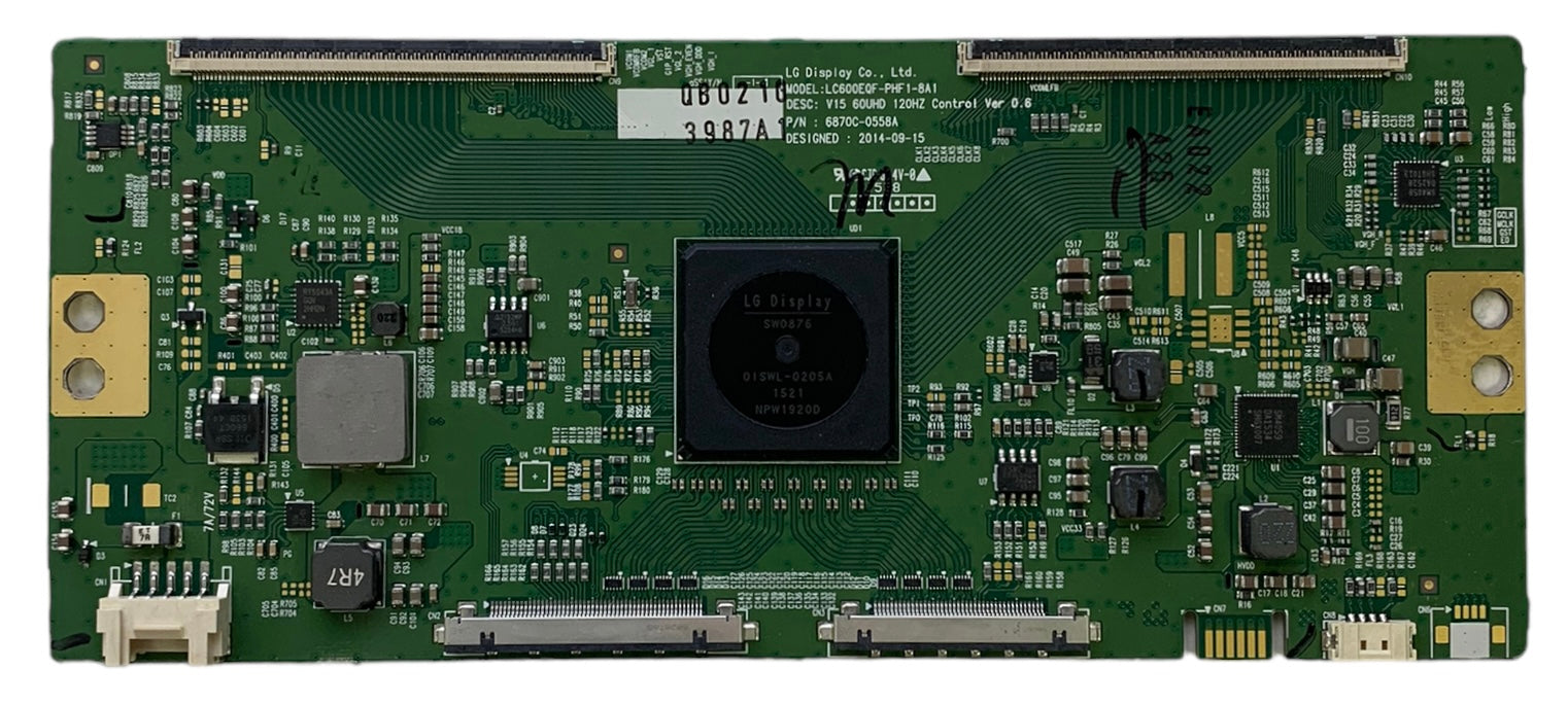 LG 6871L-3987A (6870C-0558A) T-Con Board for 60UF7700-UJ 60UF7300-UT