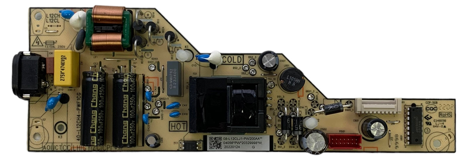 TCL 08-L12CLJ1-PW200AA Power Supply Board/LED Driver