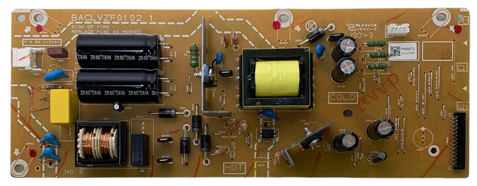 Philips ACLVZMPWR001 Power Supply Board