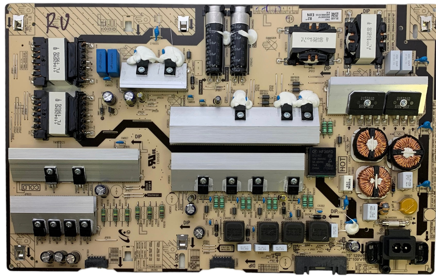 Samsung BN44-00874F Power Supply / LED Board