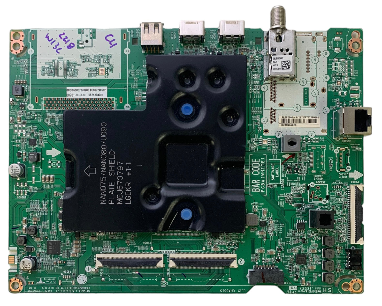 LG EBT67228502 Main Board for 65UQ7070ZUE