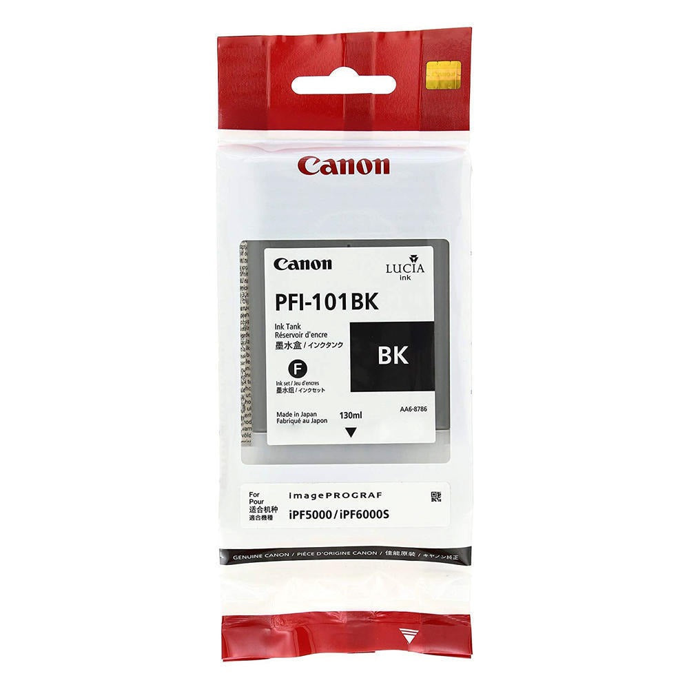 New, Pre-Owned - Canon PFI-101 130mL Black Ink Cartridge