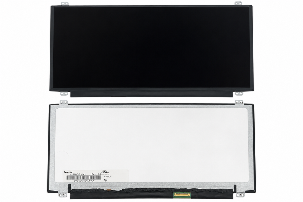 Innolux N156BGE-L41 C5 front and back isolated white background
