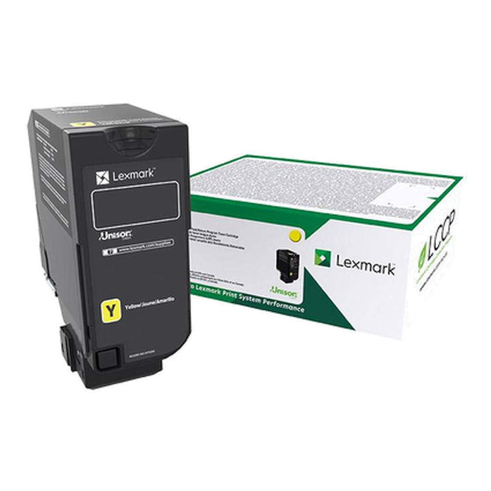 New, Pre-Owned - Lexmark CS725 High Yield Yellow Return Program Toner Cartridge, 74C1HY0