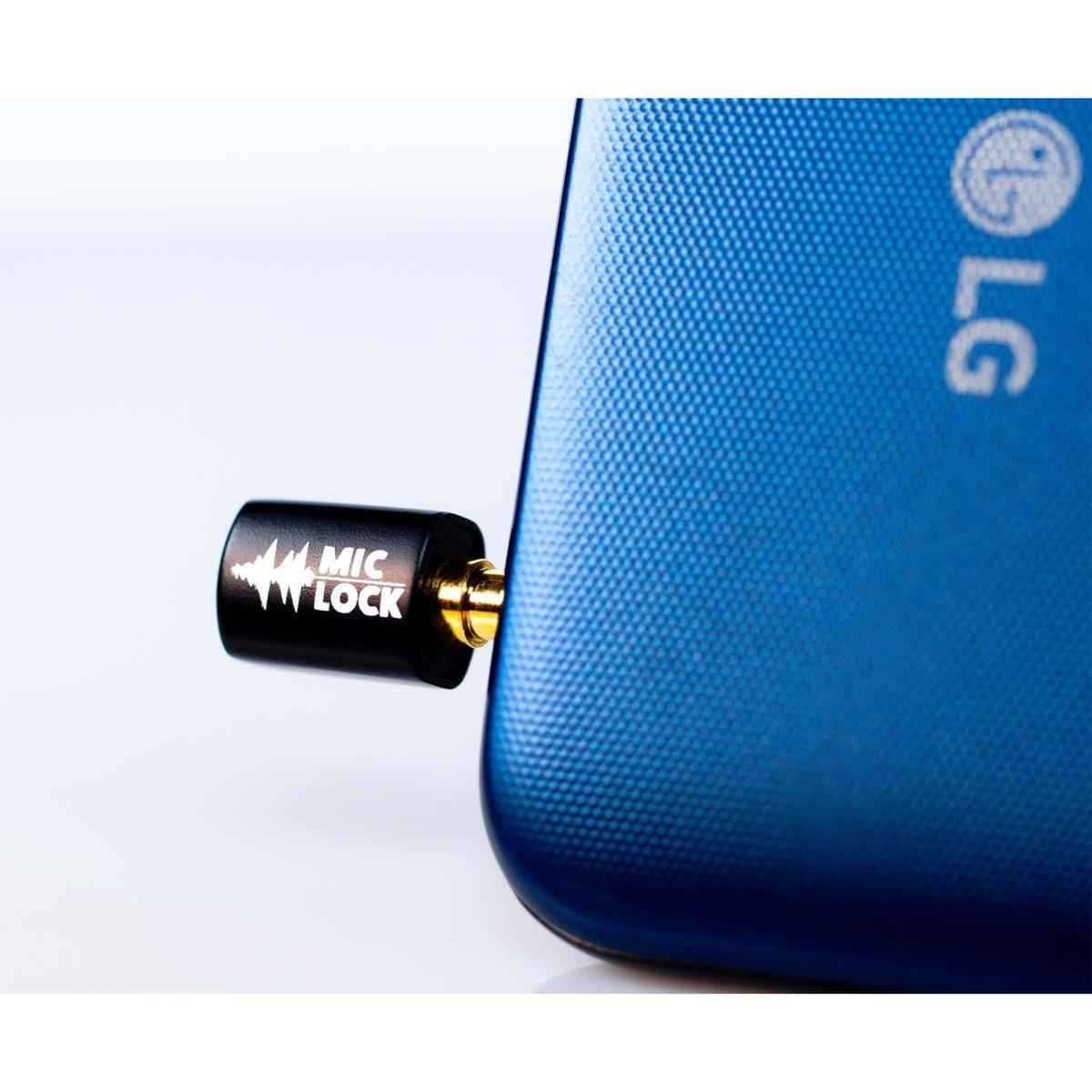 Mic-Lock 3.5mm Mini Single Ended Microphone Blocker Black