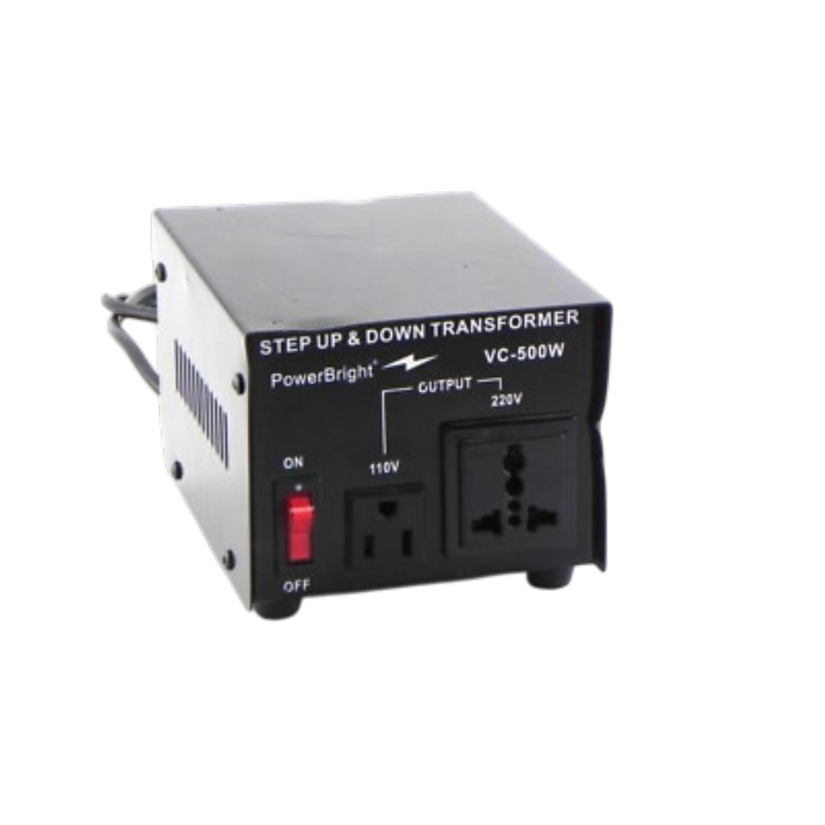 PowerBright VC-500W 500W step up and step down voltage transformer