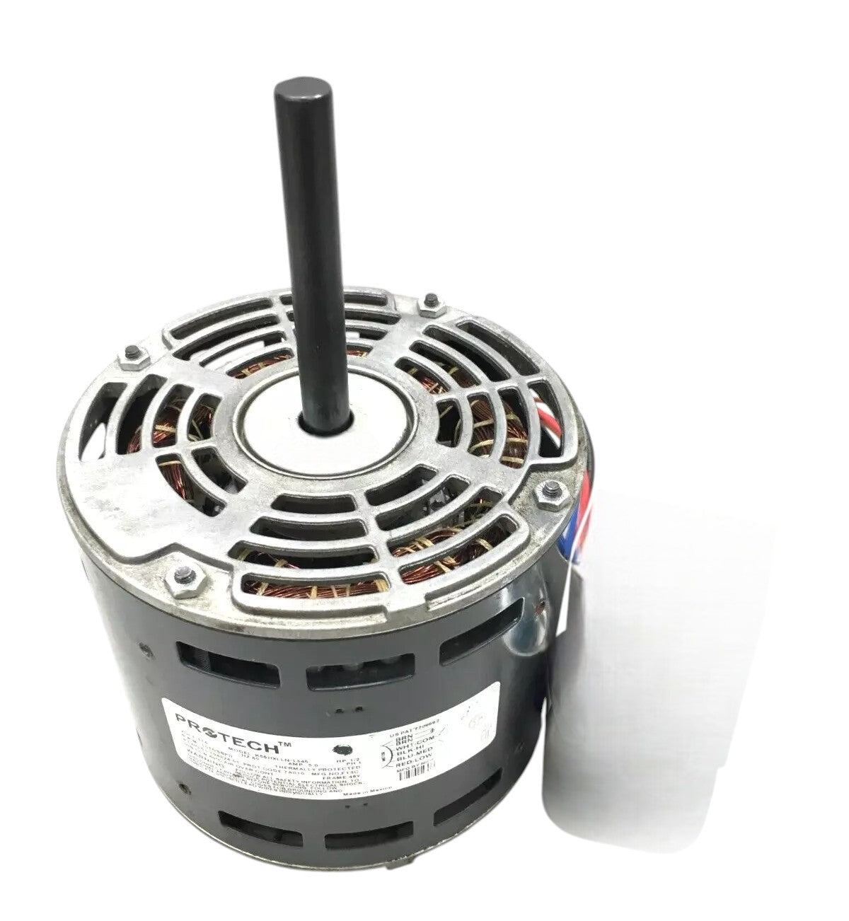 Protech Blower Motor K55HXLLN-1345 115V RPM1075/3SPD 51-104324-01 (Refurbed)