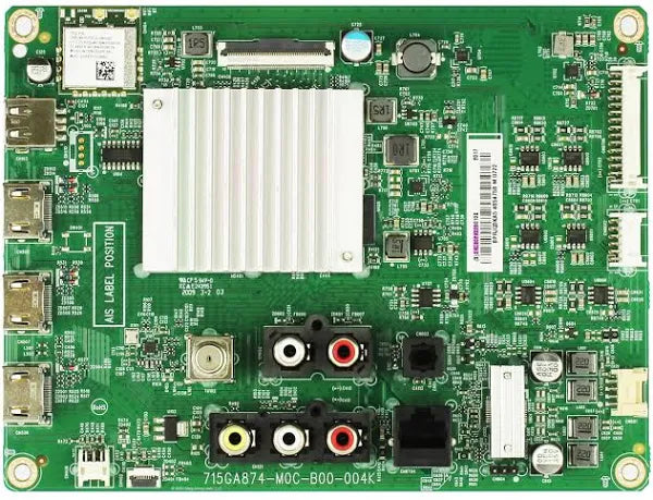 Vizio 756TXKCB02K026 Main Board for V705-H1
