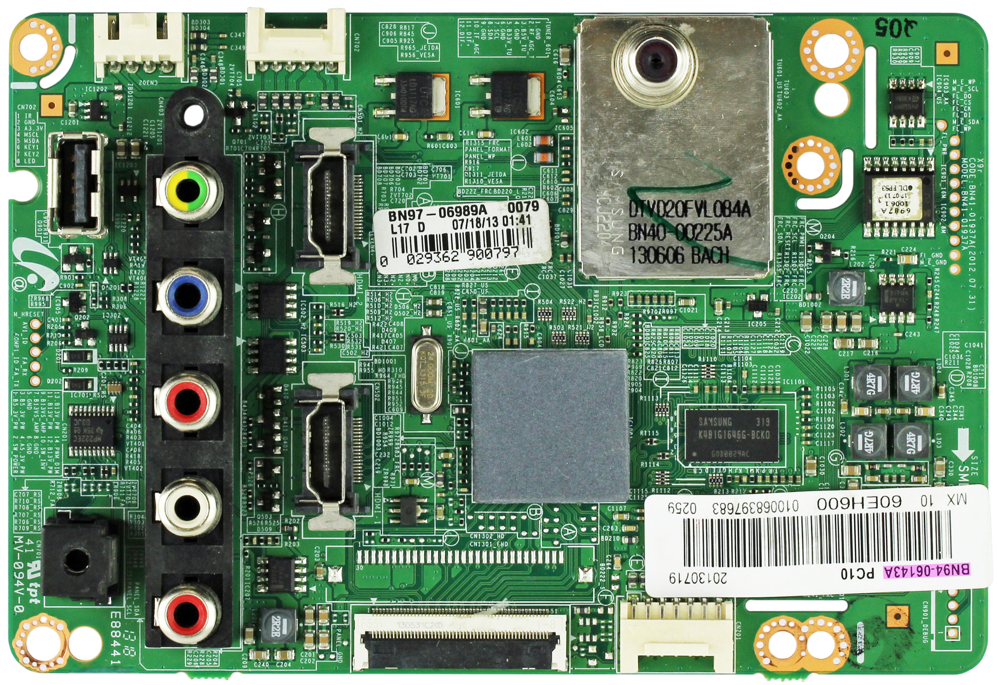 Samsung BN94-06143A Main Board for UN60EH6003FXZA