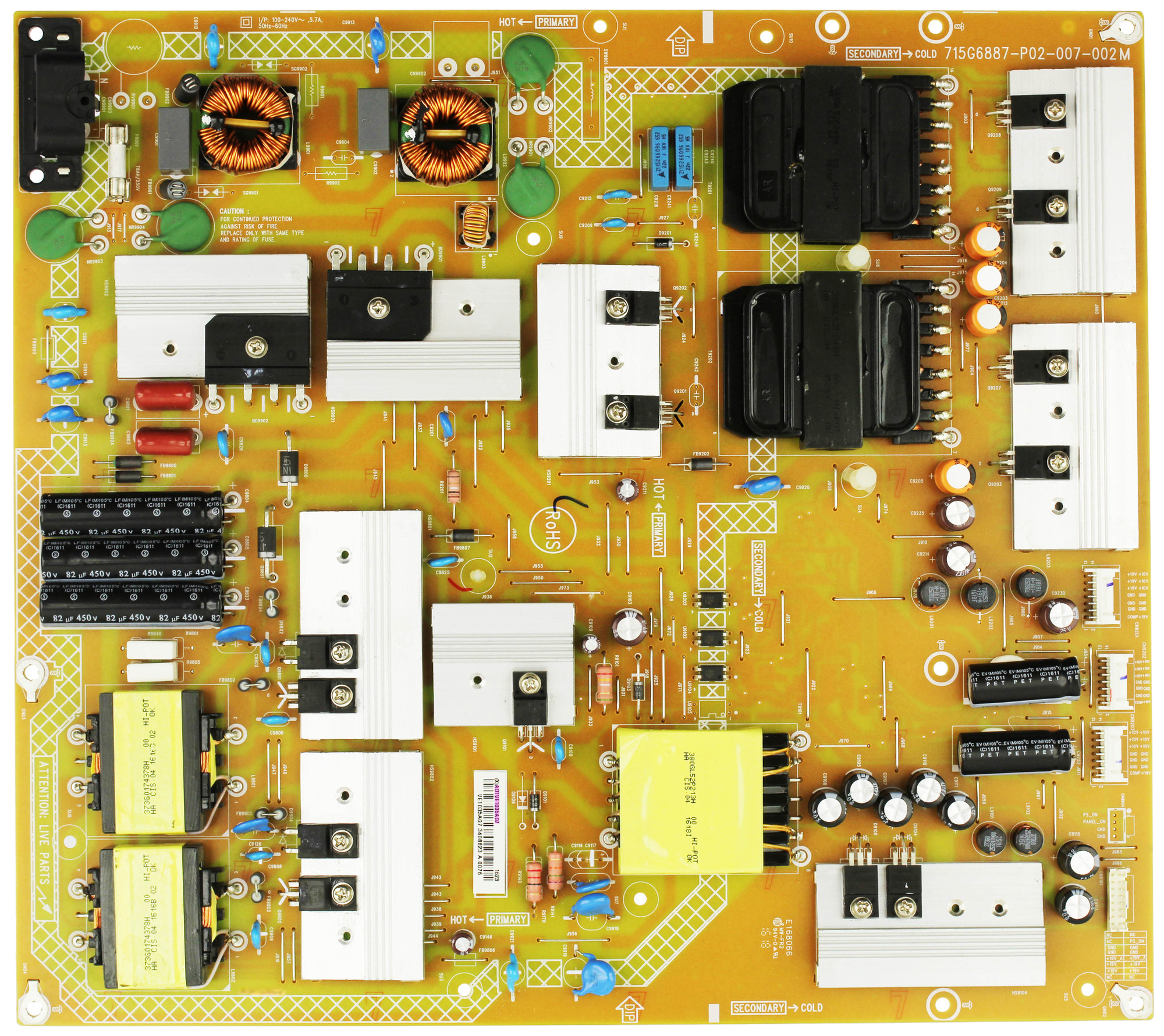 ADTVE1035AG7 Vizio TV Module, power supply, 715G6887-P01-007-002M, (X)ADTVE1035AG7, P65-C1