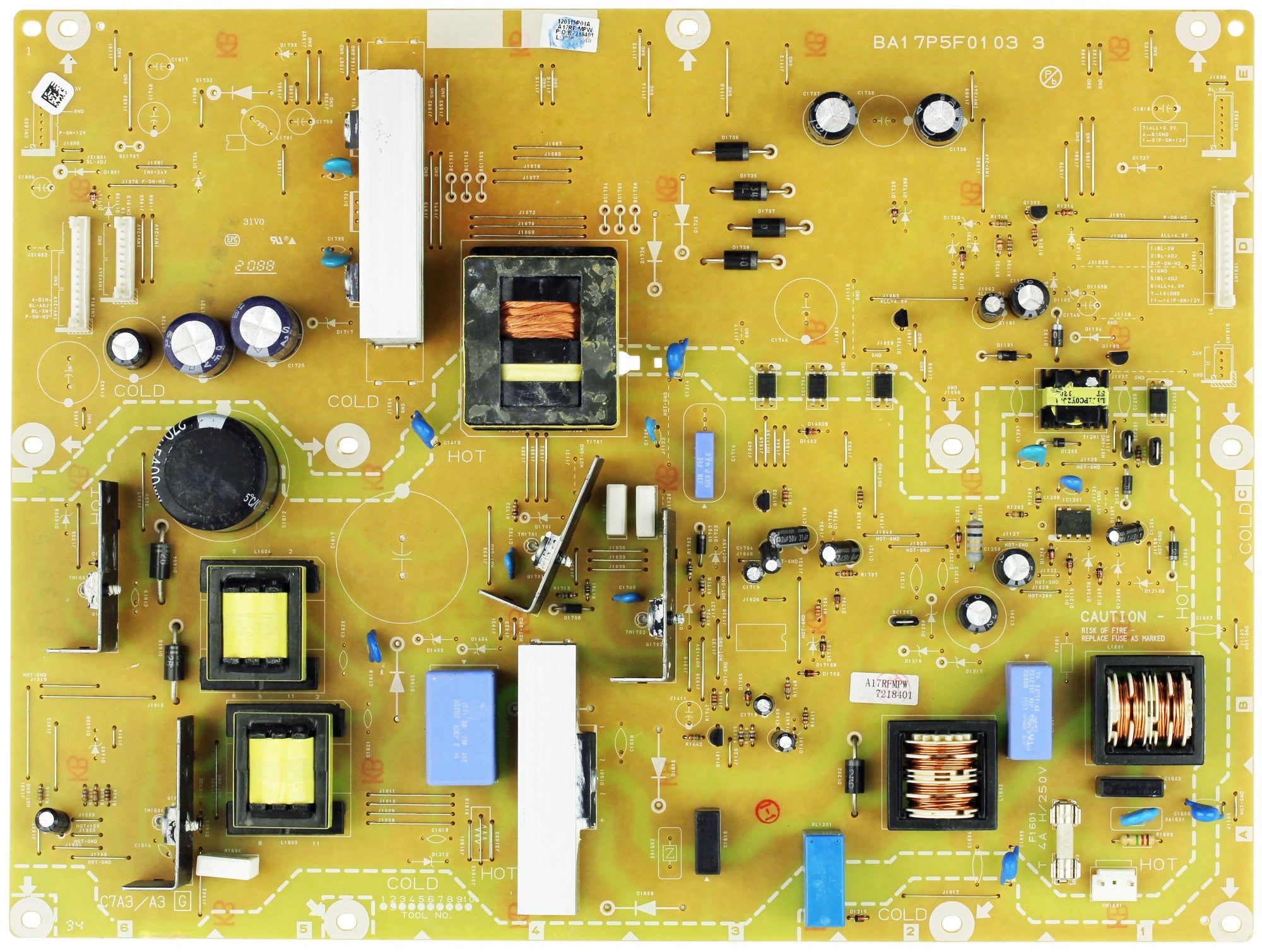 Philips A17RFMPW-001 Power Supply for 55PFL3907/F7 / 55PFL3907/F8