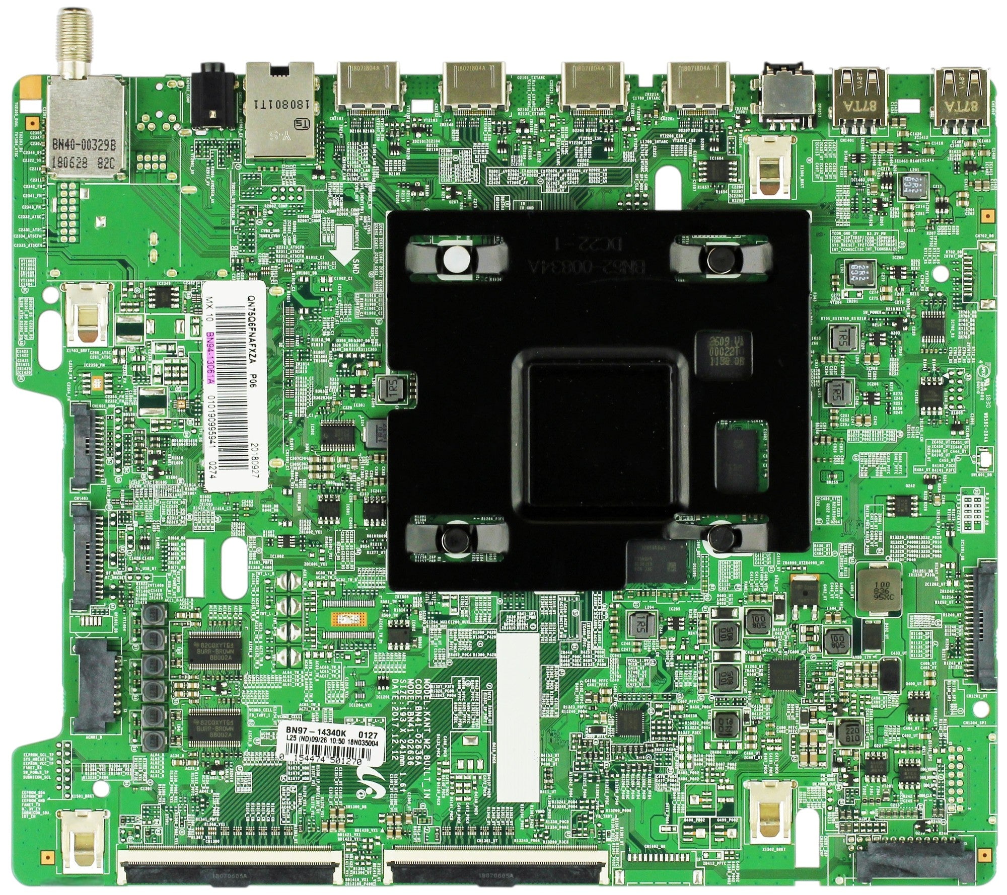BN94-13061A Samsung Main Board, BN97-14340K, BN41-02636A, QN75Q6FNAFXZA