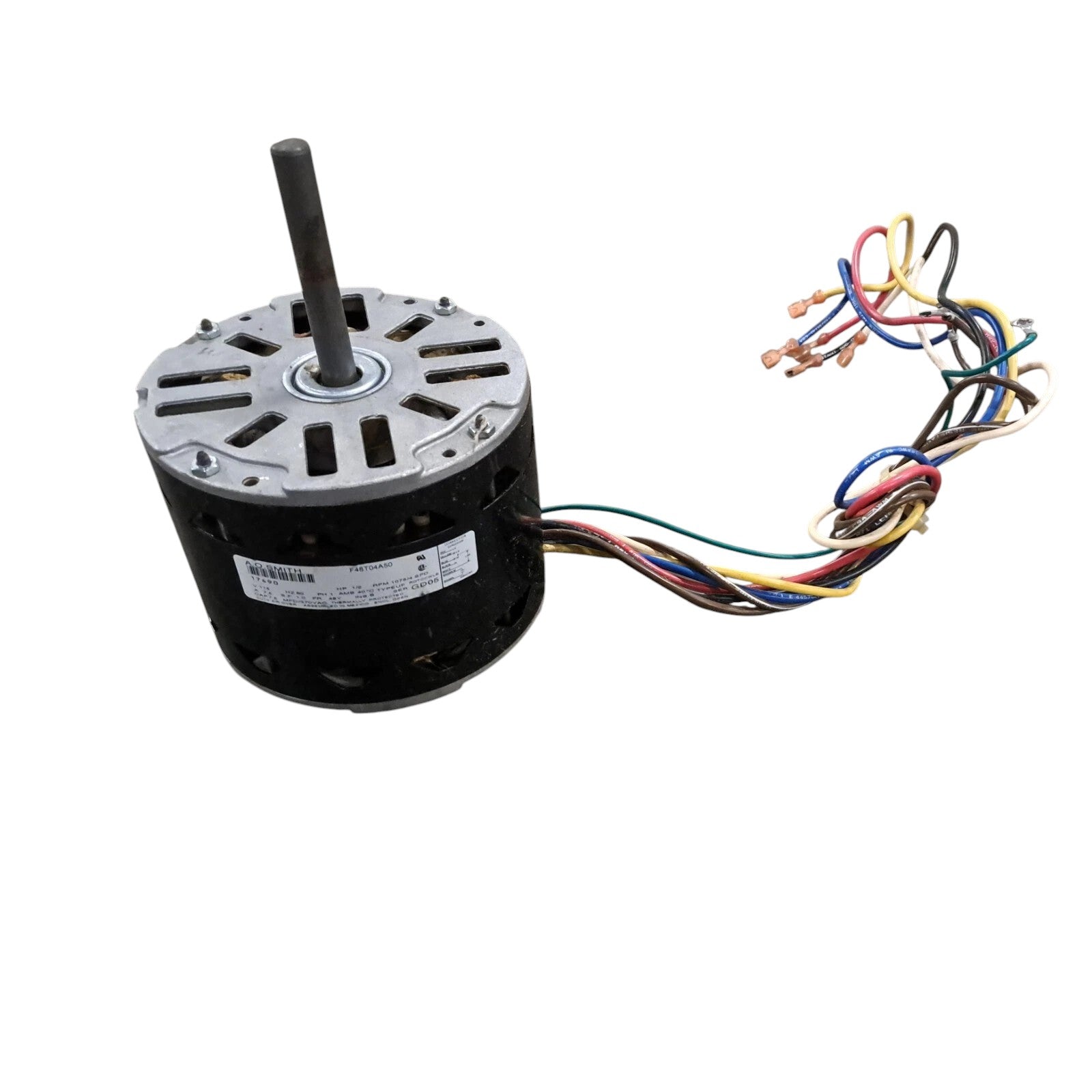 A.O. Smith F48T04A50 Blower Motor 115V 1/2HP 1075RPM 4SPD (Refurbed)
