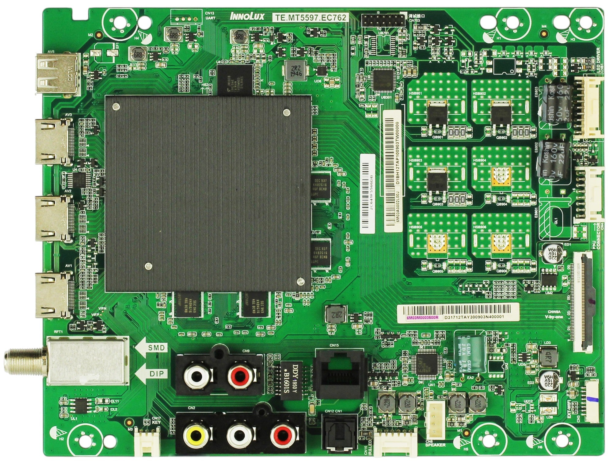 Vizio 6M03A0002L00J Main Board for V405-G9 (LINIYANW Serial)