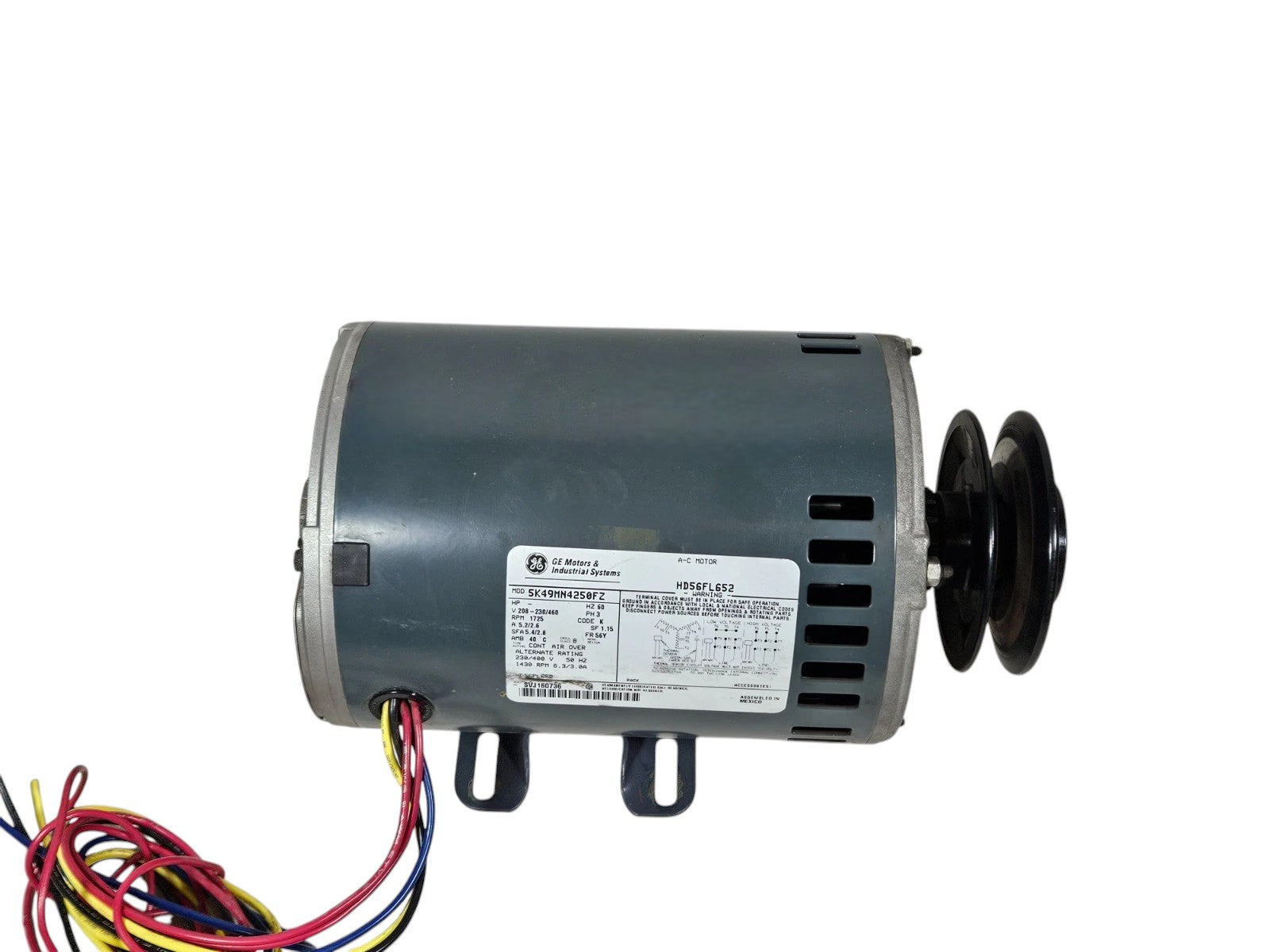 5K49MN4250FZ GE Motors & Industrial Systems / PH 3 / Electric Motor (Refurbed)
