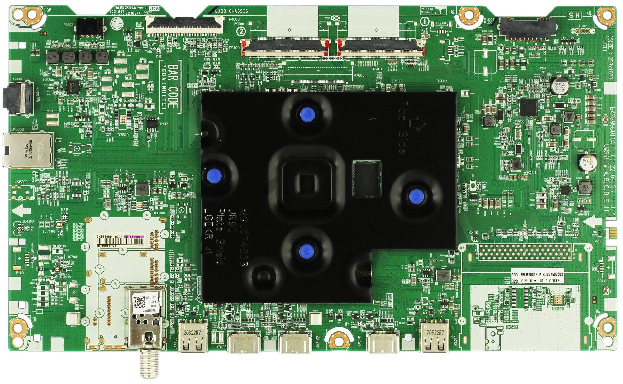 EBT67608502 LG Main Board, EAX69968104(1.0), 65UR9000PUA, 65UR9000PUA.BUSCLKR