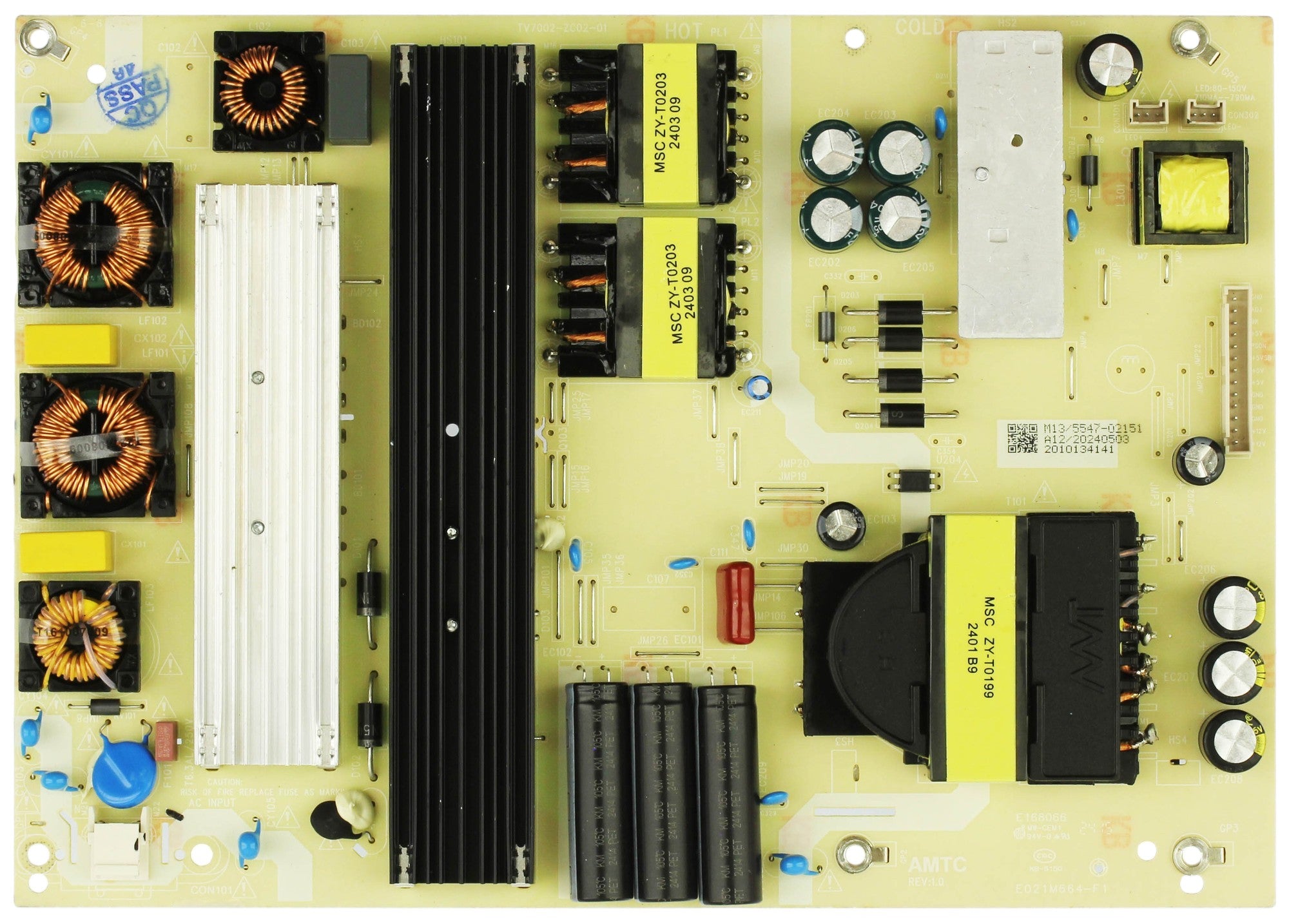 Roku Element 514C7002M13 Power Supply Board