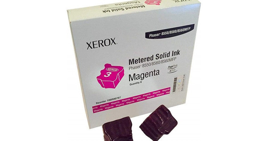New, Pre-Owned - Xerox 108R00707 8550/8560MFP Solid Ink Magenta