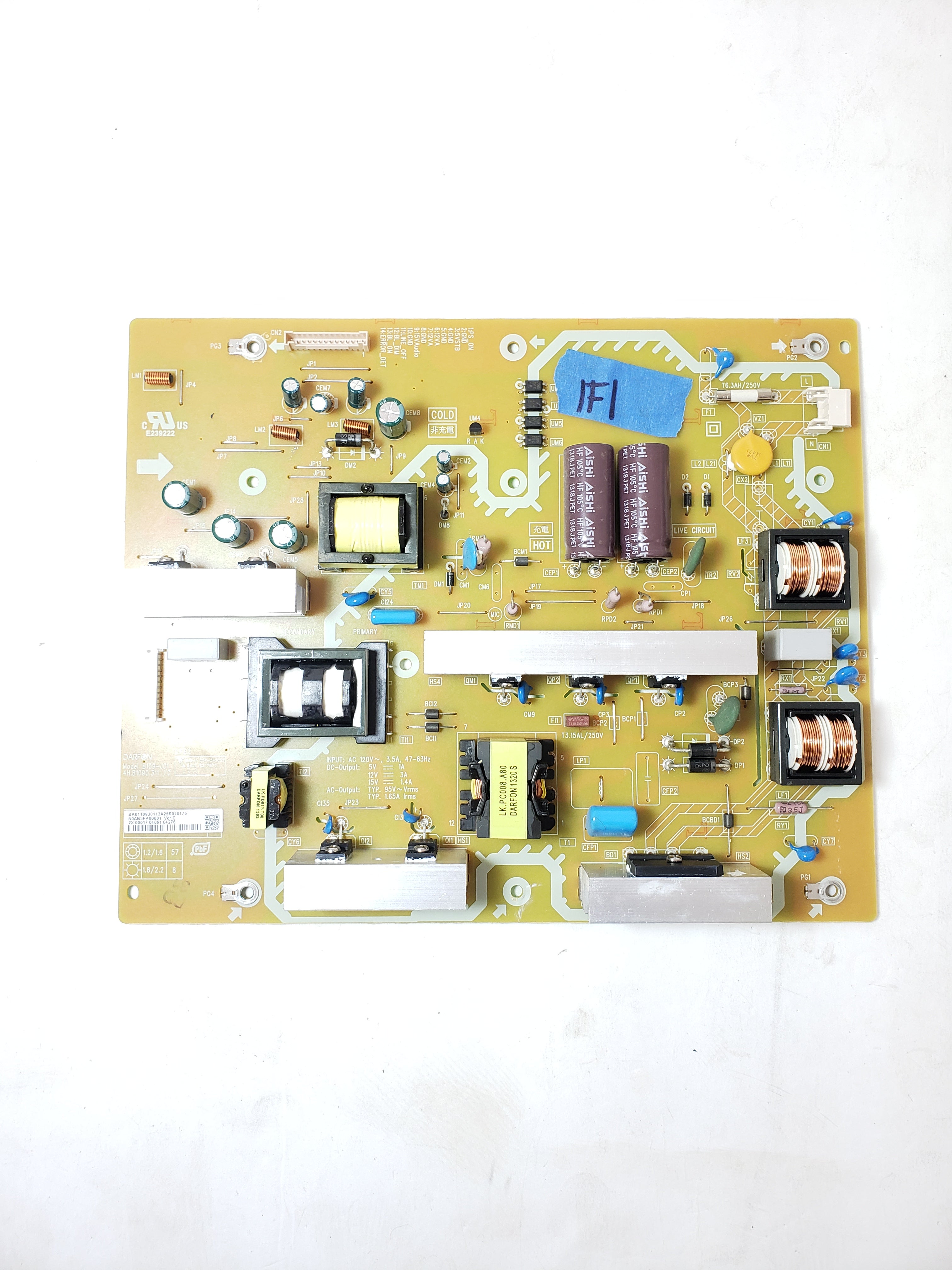 Sanyo N0AB3FK00001 (BK.01109.J01) Power Supply DP50842 DP50843 FVM5082