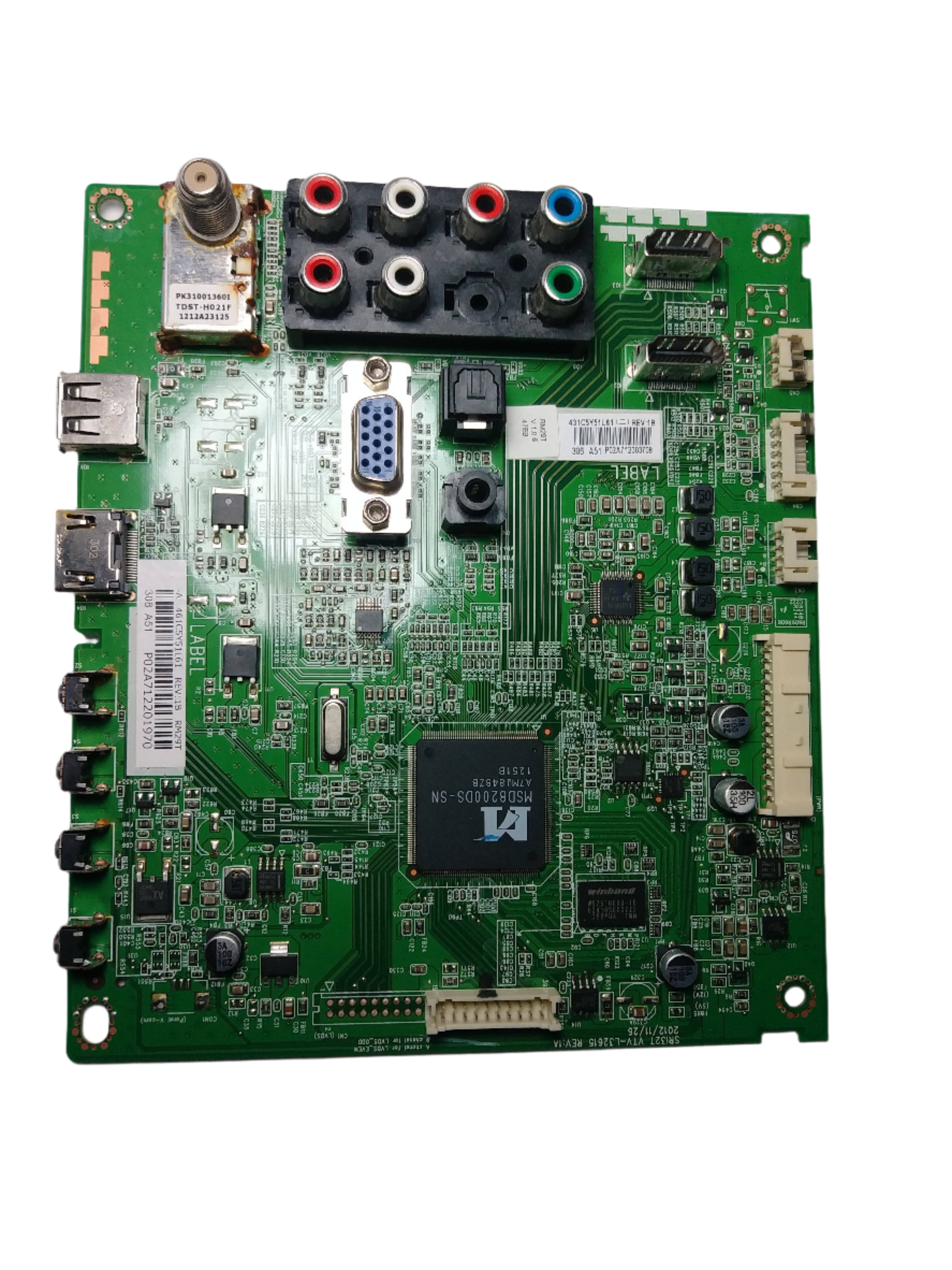 Toshiba 75033702 Main Board for 29L1350 / 29L1350U