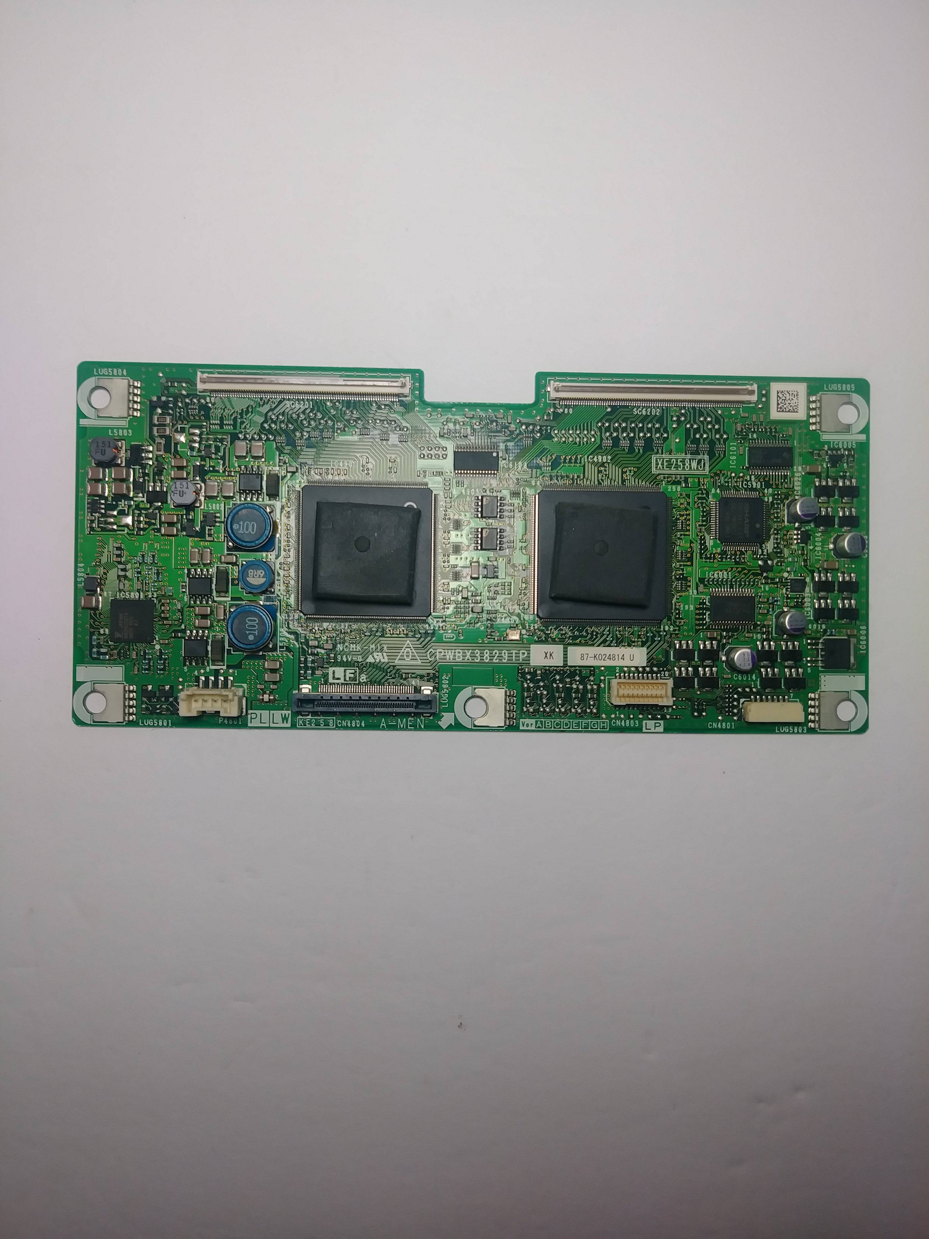 Sharp CPWBX3829TPXK (CPWBX3829TP) T-Con Board for LC-52D64U