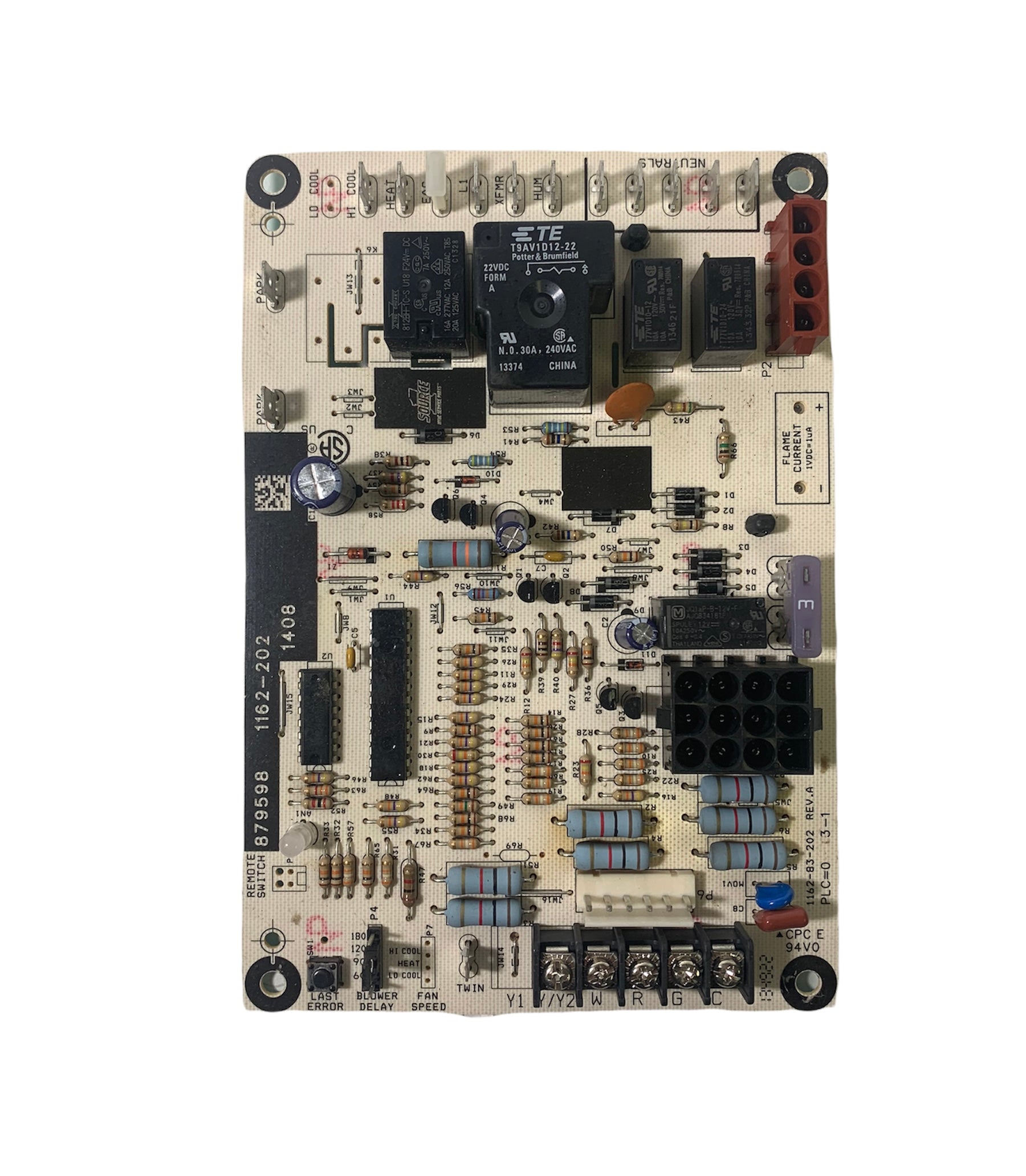 York Coleman 1162-83-202 1162-202 Furnace Control Board
