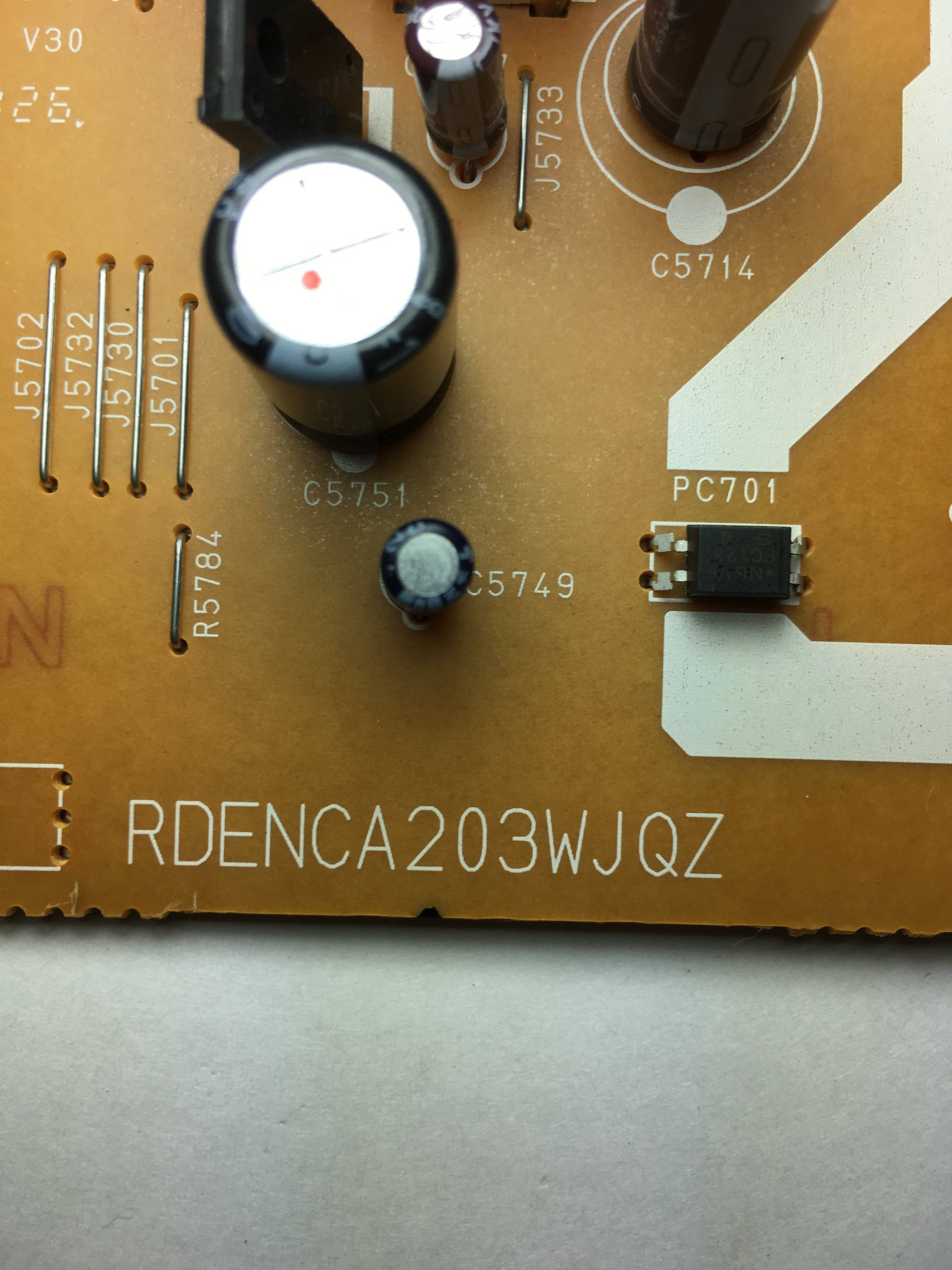 Sharp RDENCA203WJQZ (LC610-4001CC) Power Supply Unit