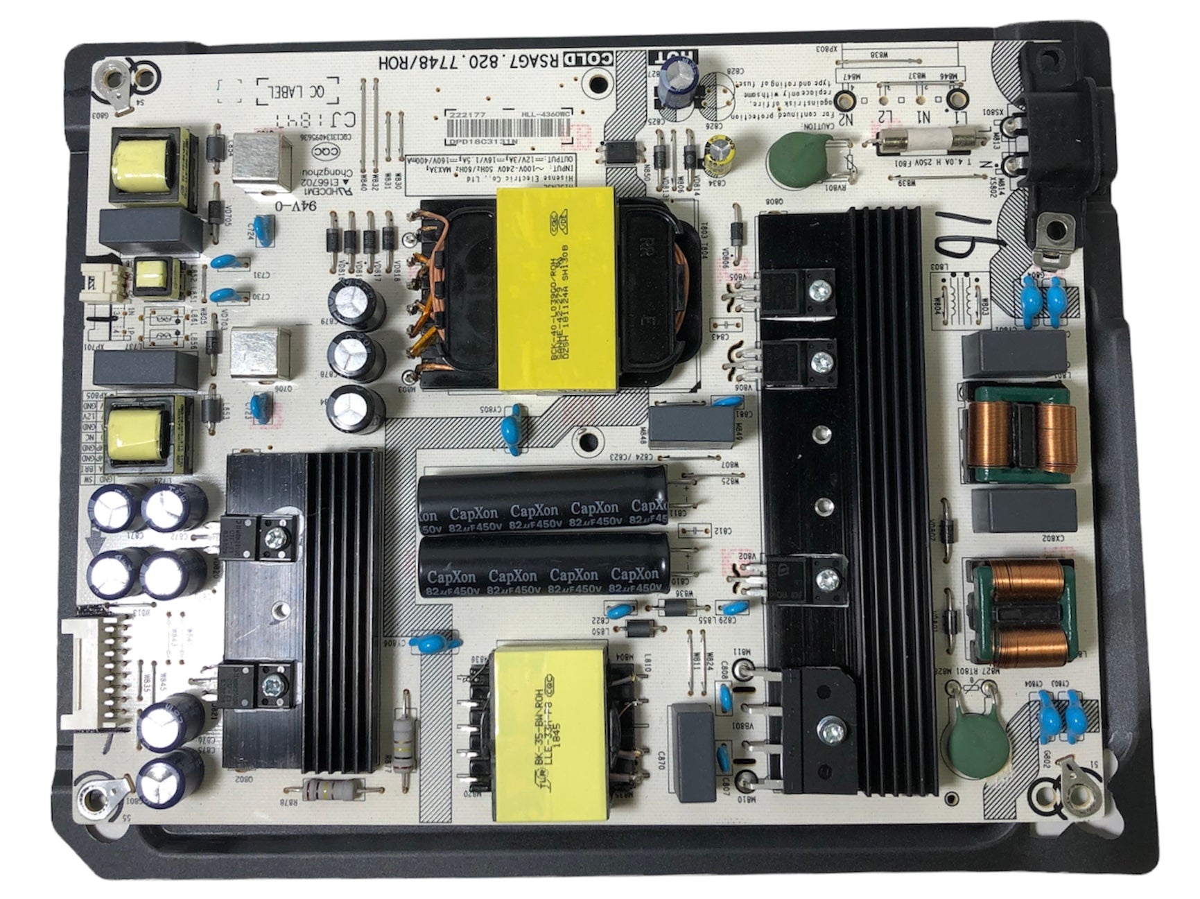 Hisense/Sharp 222177 Power Supply / LED Board