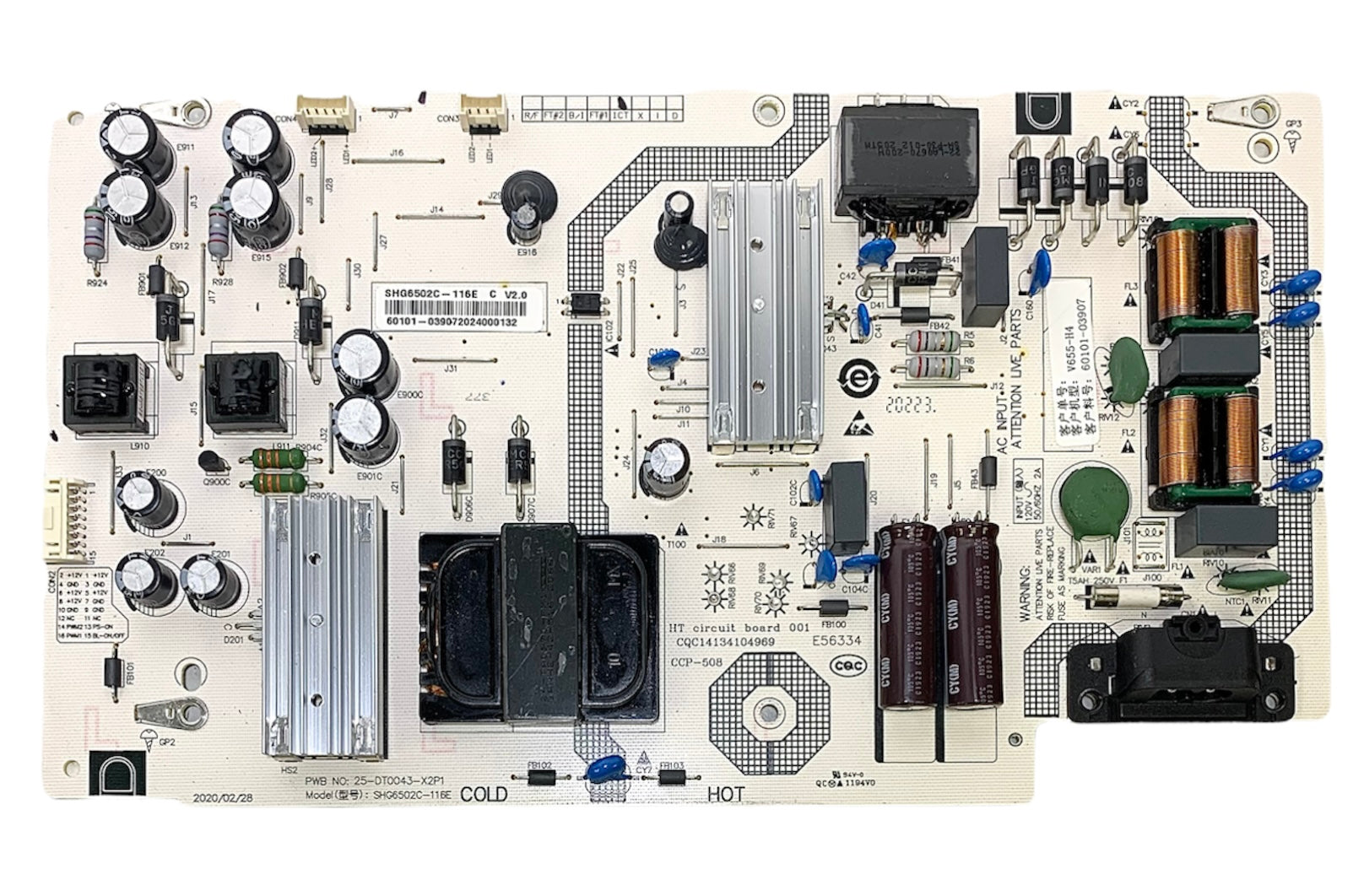 Vizio 60101-03907 (SHG6502C-116E) Power Supply for V655-H4