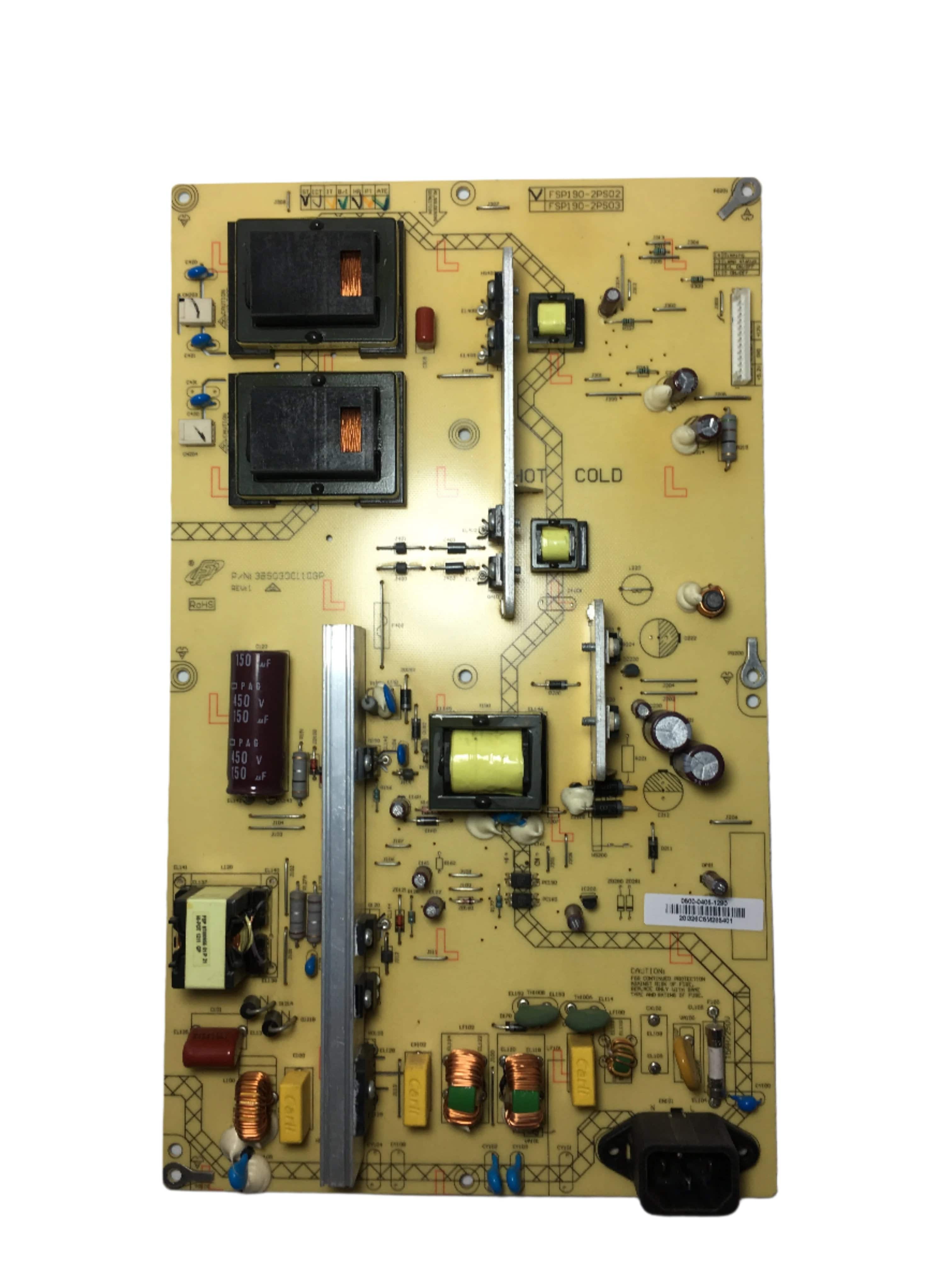 Vizio 0500-0405-1290 Power Supply/Backlight Inverter E3D470VX E422VLE