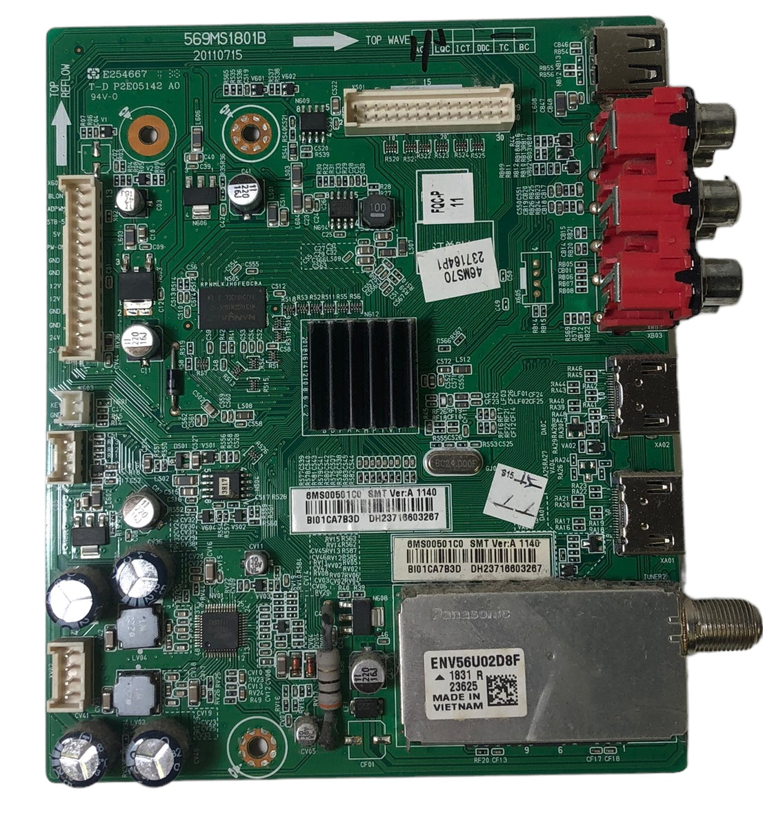 Dynex 6MS00501C0 (6MS00501C1) Main Board for DX-46L262A12