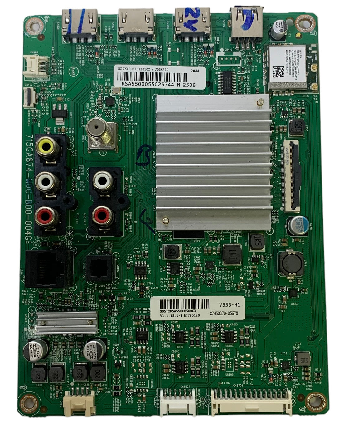 Vizio 905TXKSA550005 Main Board for V555-H1