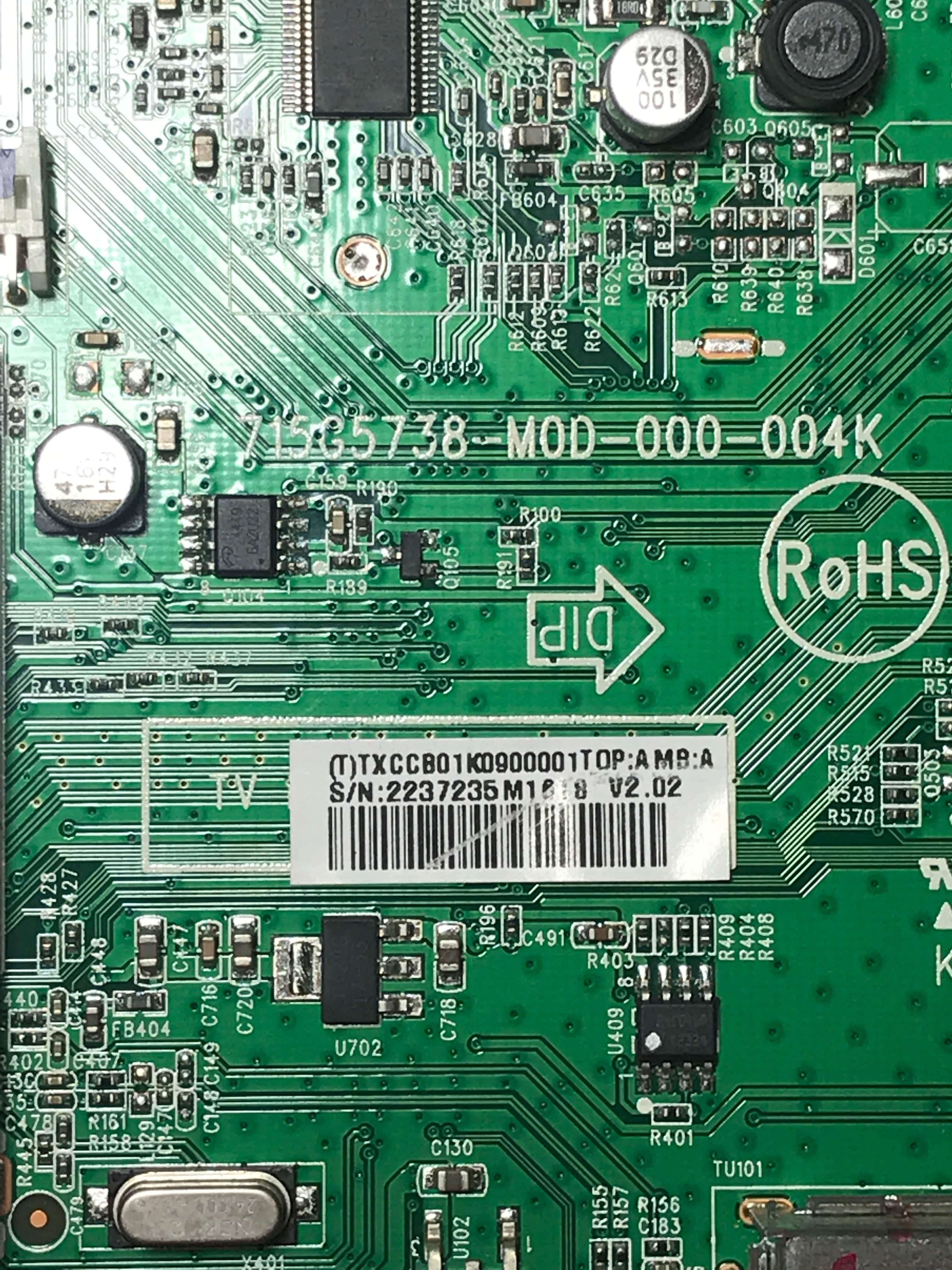 Insignia 756TXCCB01K0900 Main Board for NS-46E340A13