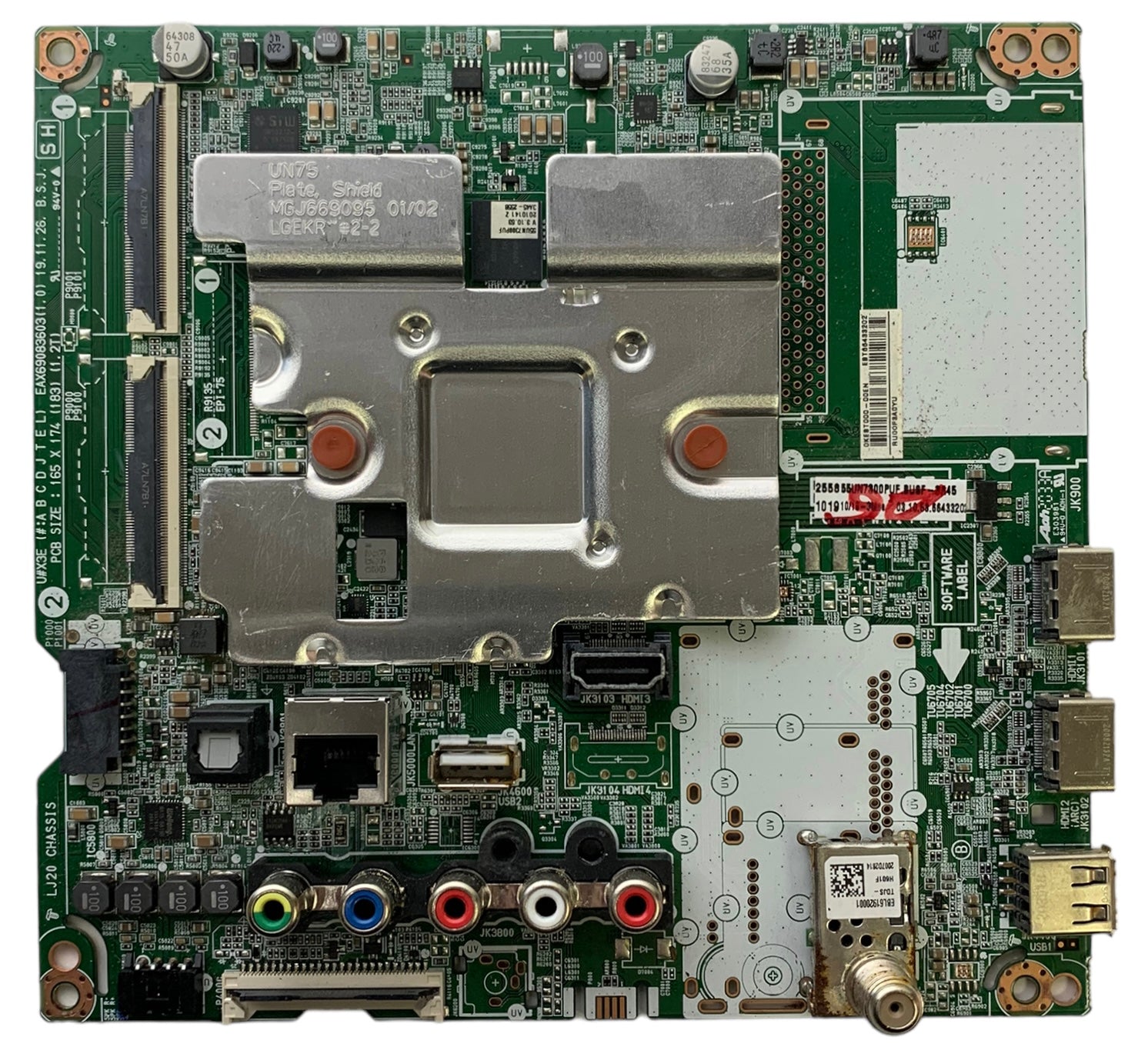 LG EBT66433202 Main Board for 55UN7300PUF.BUSFLKR